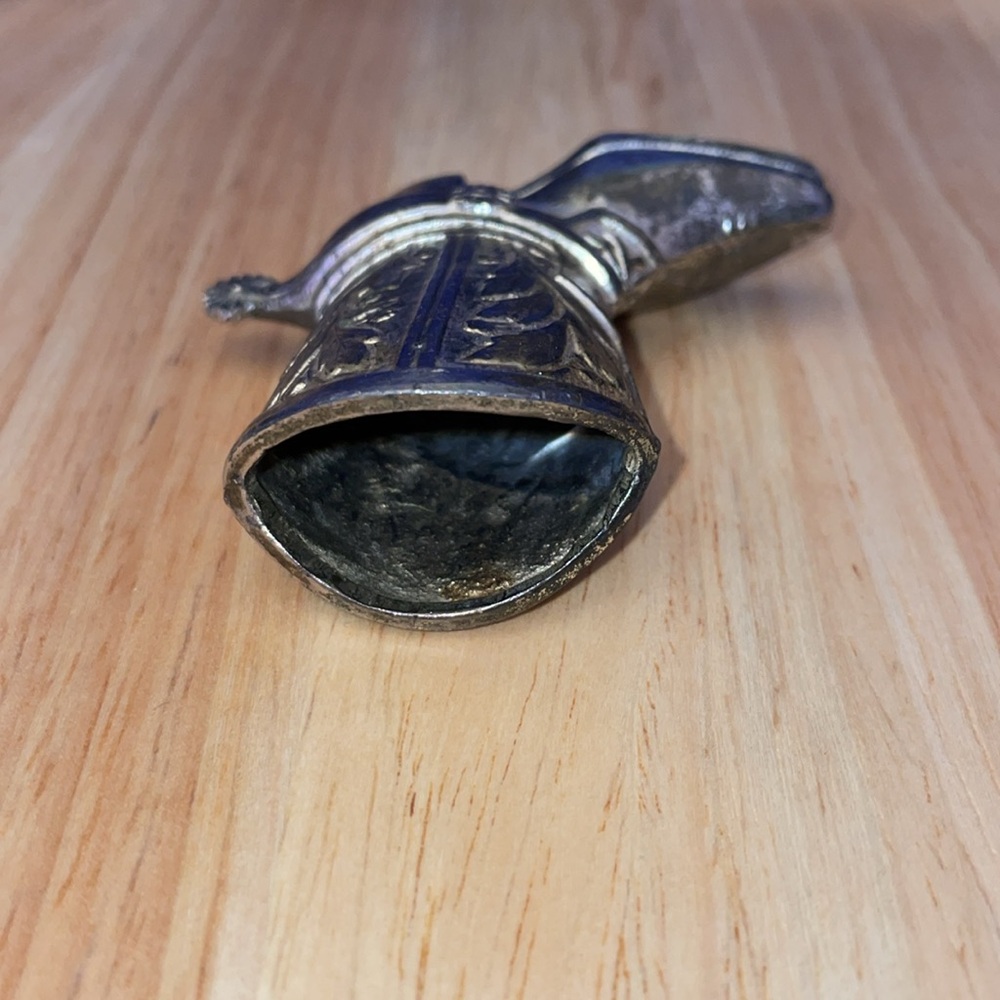 Vintage Silver Cowboy Boot Decorative Accent. - Picture 6 of 7